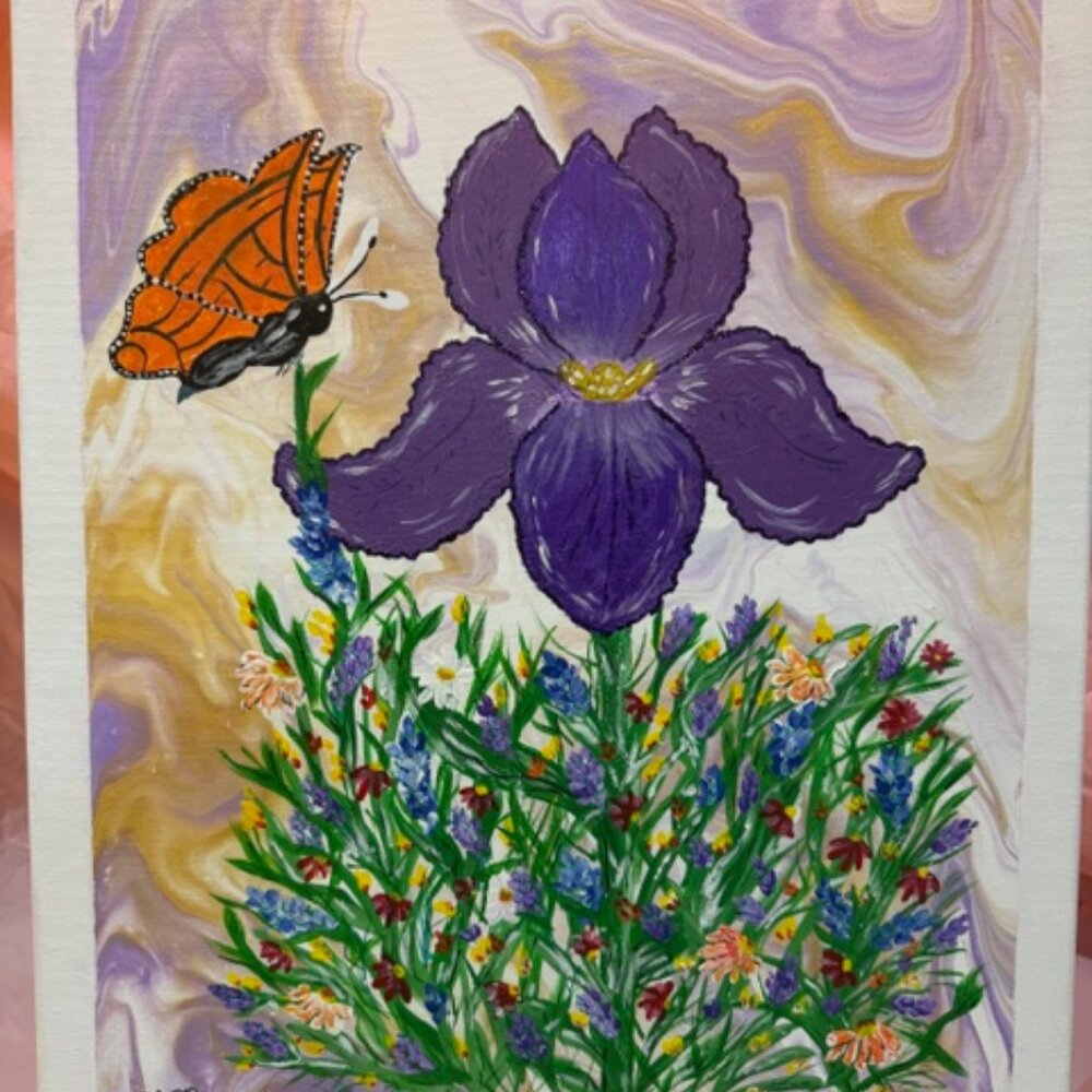 " Stand Out " Original painting by Sabine Cool